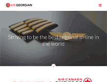 Tablet Screenshot of airgeorgian.ca